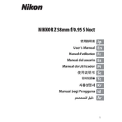 Nikon NIKKOR Z 58mm f/0.95 S Noct