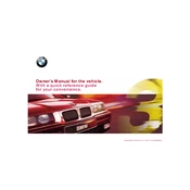 BMW 318i Coupe 3 Series 1998 manual cover