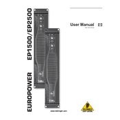 Behringer EP2500 manual cover