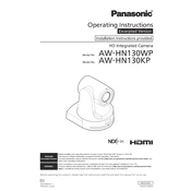 Panasonic AW-HN130WP manual cover