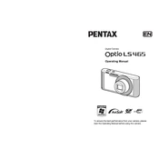 Ricoh Pentax Optio LS465 manual cover