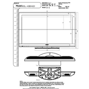 Sony KDL-40BX420 manual cover