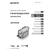 Sony DCR-HC48 manual cover