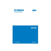 Yamaha VK10X 2008 manual cover