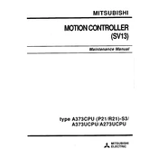 Mitsubishi Electric A373CPU P21 R21 S3 manual cover