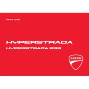 Ducati Hyperstrada 939 2016 manual cover