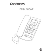 Goodmans B&M Desk Phone 306002 manual cover