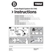 Thule Rapid System 1745 manual cover