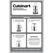 Cuisinart DLC-6 manual cover