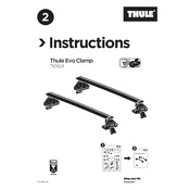 Thule Evo Clamp 710501 manual cover