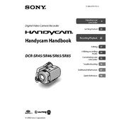 Sony DCR-SR45 manual cover