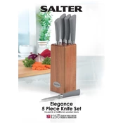 Salter BW03710 Elegance 5 Piece Knife Set manual cover