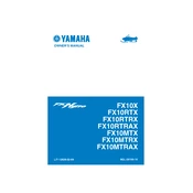 Yamaha FX10X, FX10RTX, FX10RTRX, FX10RTRAX 2008 FX Nytro manual cover