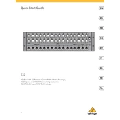 Behringer S32 manual cover