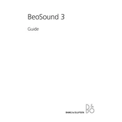 Bang Olufsen Beosound 3 manual cover