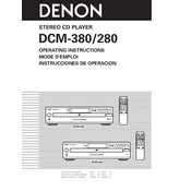 Denon DCM-280 manual cover