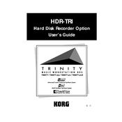 KORG HDR-TRI manual cover