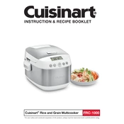 Cuisinart FRC-1000 manual cover