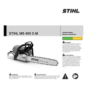 Stihl MS 400 C-M manual cover