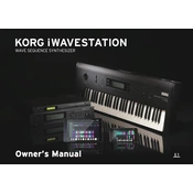 KORG KORG iWAVESTATION manual cover