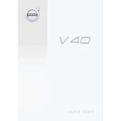 Volvo V40 2018 manual cover