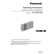 Panasonic ET-FRM100 manual cover