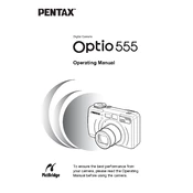 Ricoh Pentax Optio 555 manual cover