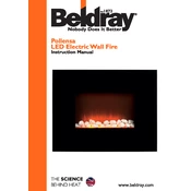 Beldray EH1270 Pollensa LED Electric Wall Fire manual cover