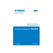 Yamaha VK10FH 2017 Professional II manual cover