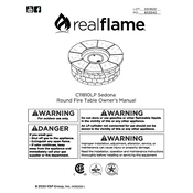 Realflame C11810LP manual cover