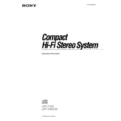 Sony LBT-V102 manual cover