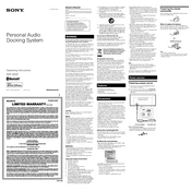 Sony RDP X60iP manual cover