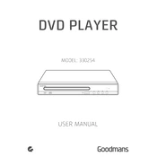 Goodmans B&M Compact DVD Player 330254 manual cover