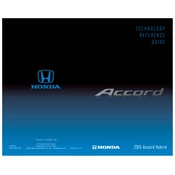 Honda Accord Hybrid 2015 Technology manual cover