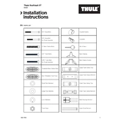 Thule Rodvault ST 870011 manual cover