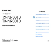 Onkyo TX NR3010, TX NR5010 manual cover