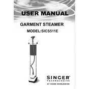 Singer SICS511E manual cover