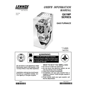 Lennox G61 manual cover