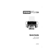 Epson Stylus C64 manual cover