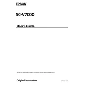 Epson SureColor V7000 manual cover