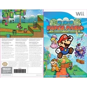 Nintendo Super Paper Mario manual cover