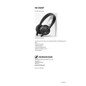 Sennheiser HD 250BT manual cover