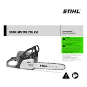 Stihl MS 210 MS 230 MS 250 manual cover