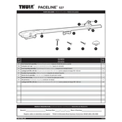 Thule Paceline 527 manual cover