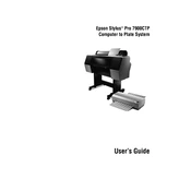 Epson Stylus Pro 7900 manual cover