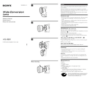 Sony VCL-ES20 manual cover