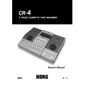 KORG CR-4 manual cover