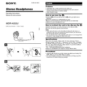 Sony MDR-AS20J manual cover