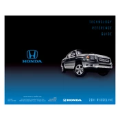 Honda Ridgeline 2011 Technology manual cover