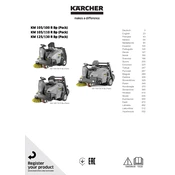 Karcher KM 105 100 R Bp Pack manual cover